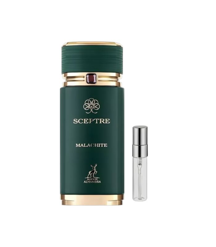 decant sceptre malachite