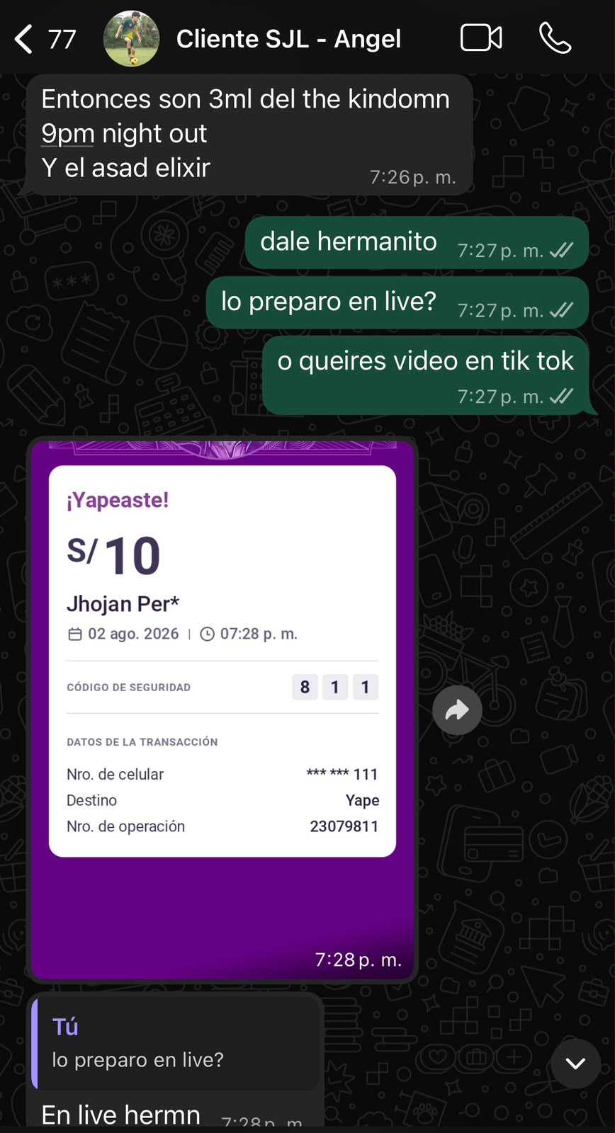 Reseña de cliente satisfecho de Your Essence